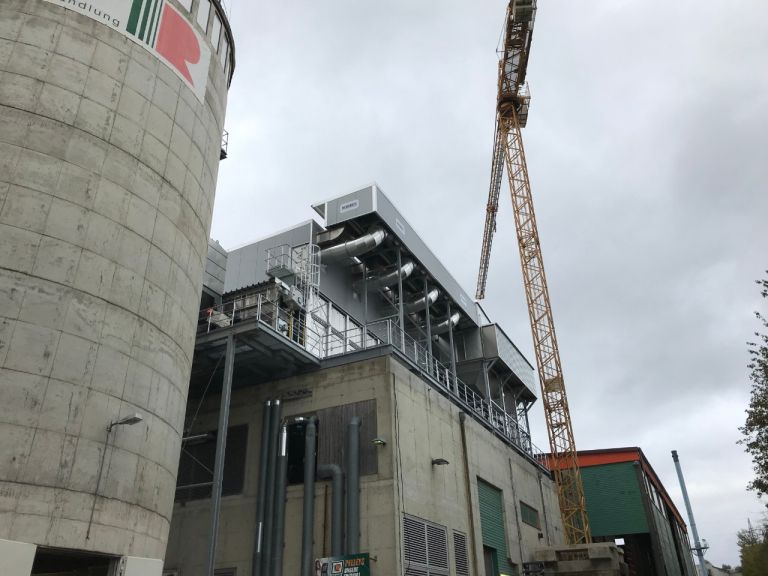 Trocknen in luftiger Höhe